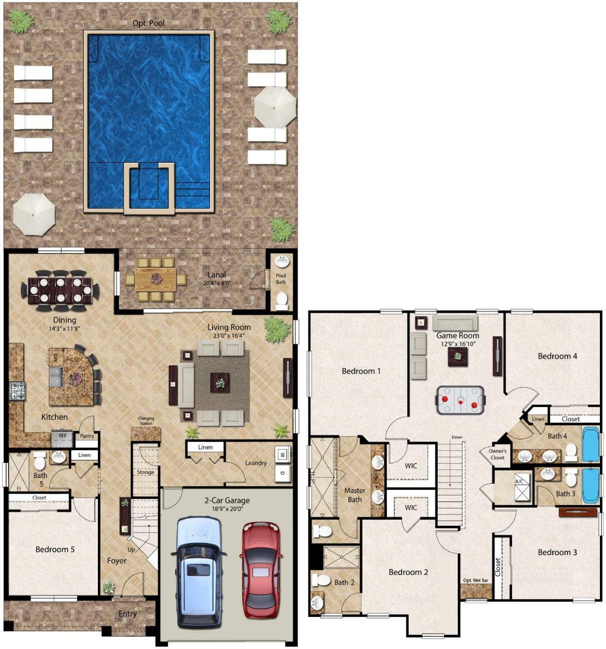 Encore Resort 4136 5 Bedroom Water Park Orlando Exterior photo